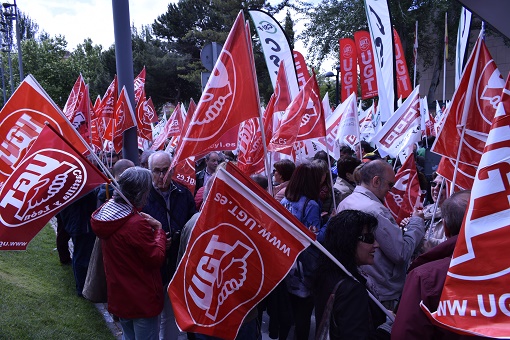 concentración empleados AGE reclamando + empleo público y salario digno