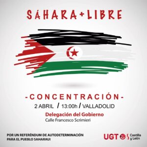 UGT sigue apostando por un referéndum de autodeterminación para el pueblo saharaui