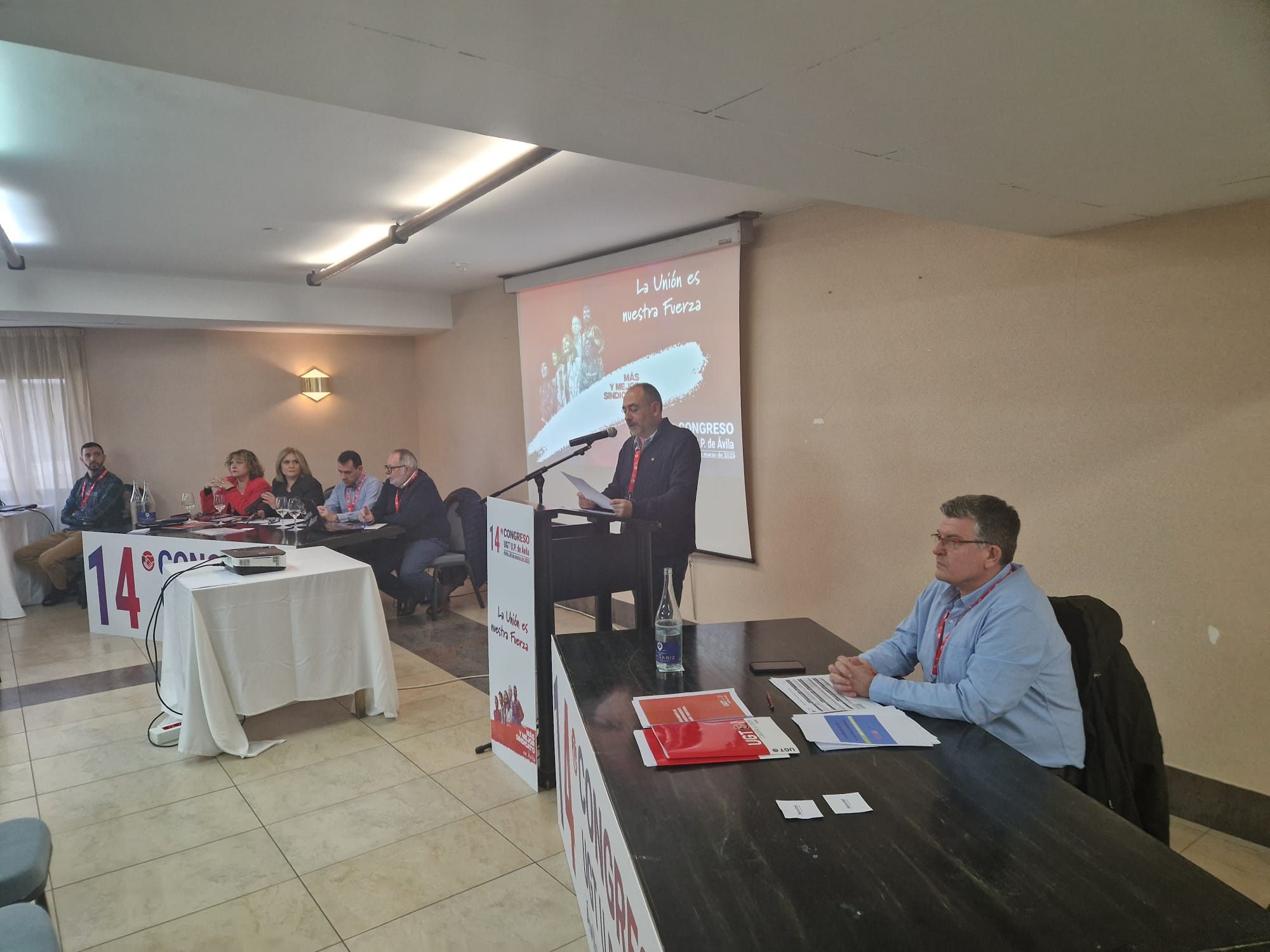 Javier García, reelegido secretario general de UGT Ávila