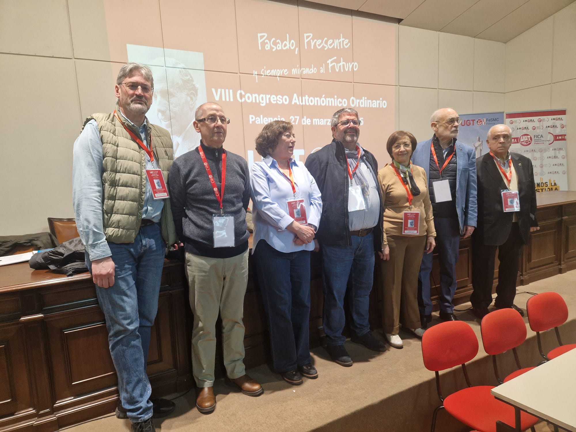 Felipe de Diego, reelegido secretario general de la Unión de Jubilados y Pensionistas (UJP) de UGT Castilla y León