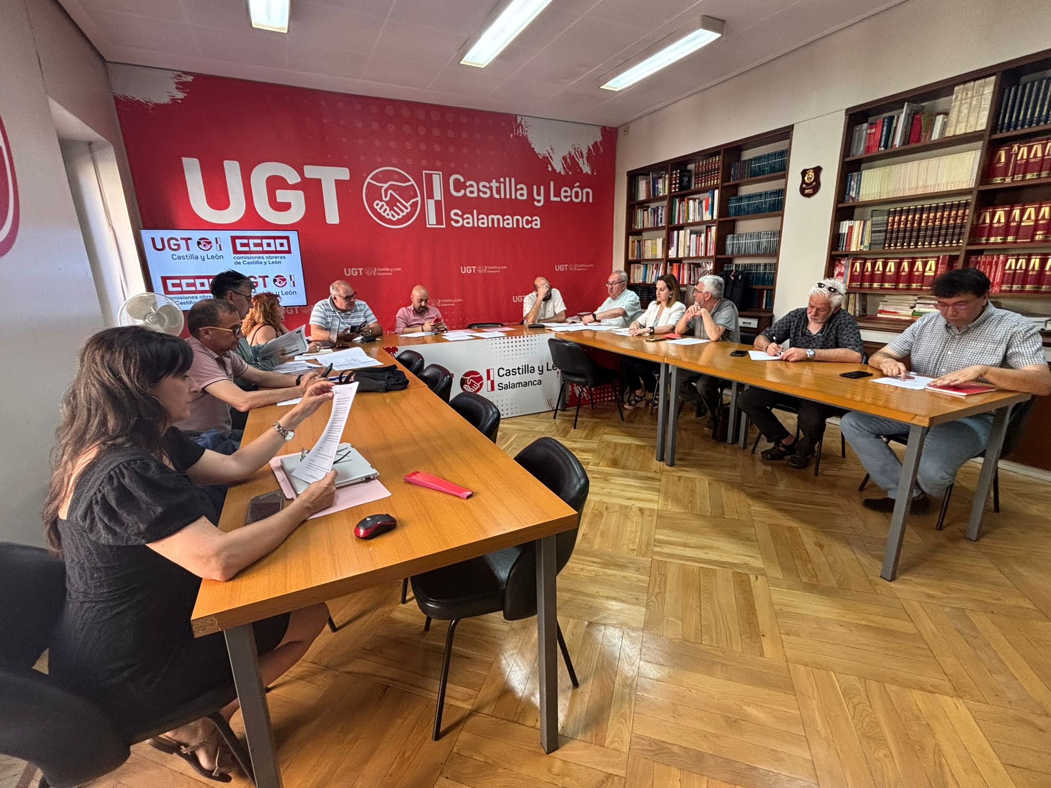 UGT Castilla y León celebra en Salamanca la Comisión Ejecutiva del Consejo Sindical Interregional (CSIR) junto a CCOO, UGTP y CGTP